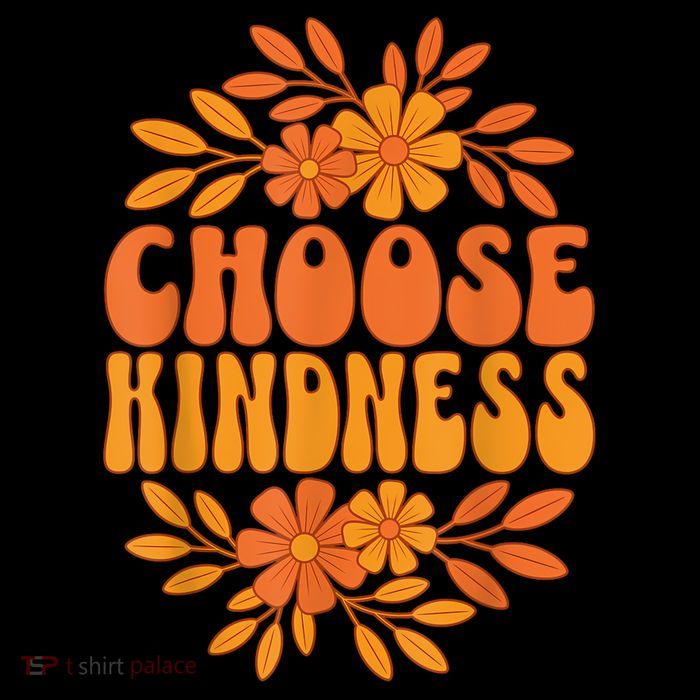 Choose Kindness Cool 60s Unity Day Groovy World Kindness Day Cooling Performance Crew T-Shirt