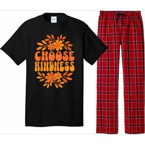 Choose Kindness Cool 60s Unity Day Groovy World Kindness Day Pajama Set