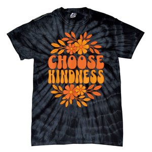 Choose Kindness Cool 60s Unity Day Groovy World Kindness Day Tie-Dye T-Shirt