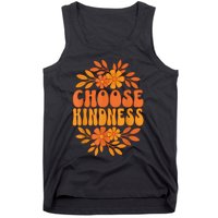 Choose Kindness Cool 60s Unity Day Groovy World Kindness Day Tank Top