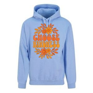 Choose Kindness Cool 60s Unity Day Groovy World Kindness Day Unisex Surf Hoodie