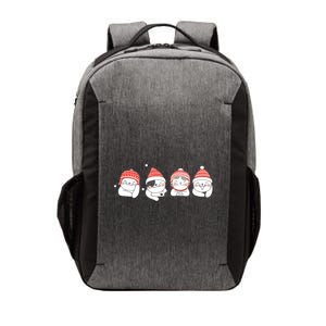 Cute Kitty Cats Christmas, Festive Vector Backpack