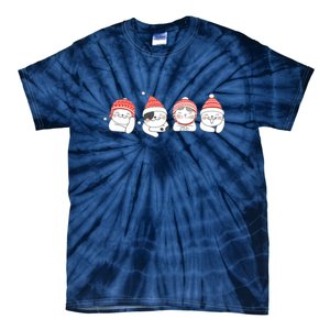 Cute Kitty Cats Christmas, Festive Tie-Dye T-Shirt