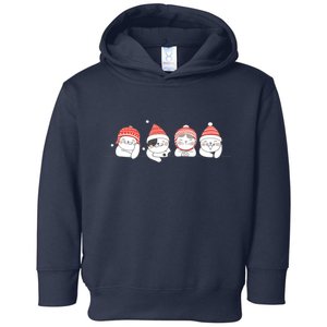 Cute Kitty Cats Christmas, Festive Toddler Hoodie