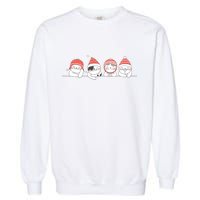 Cute Kitty Cats Christmas, Festive Garment-Dyed Sweatshirt