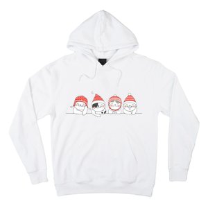 Cute Kitty Cats Christmas, Festive Hoodie