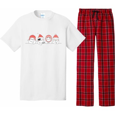 Cute Kitty Cats Christmas, Festive Pajama Set