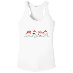 Cute Kitty Cats Christmas, Festive Ladies PosiCharge Competitor Racerback Tank