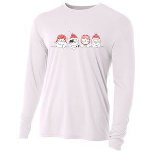 Cute Kitty Cats Christmas, Festive Cooling Performance Long Sleeve Crew