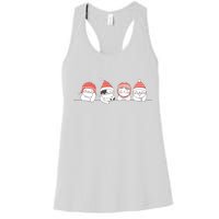 Cute Kitty Cats Christmas, Festive Women's Racerback Tank