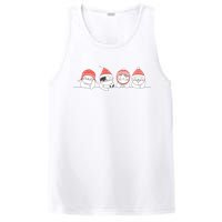 Cute Kitty Cats Christmas, Festive PosiCharge Competitor Tank