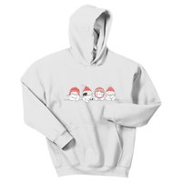 Cute Kitty Cats Christmas, Festive Kids Hoodie