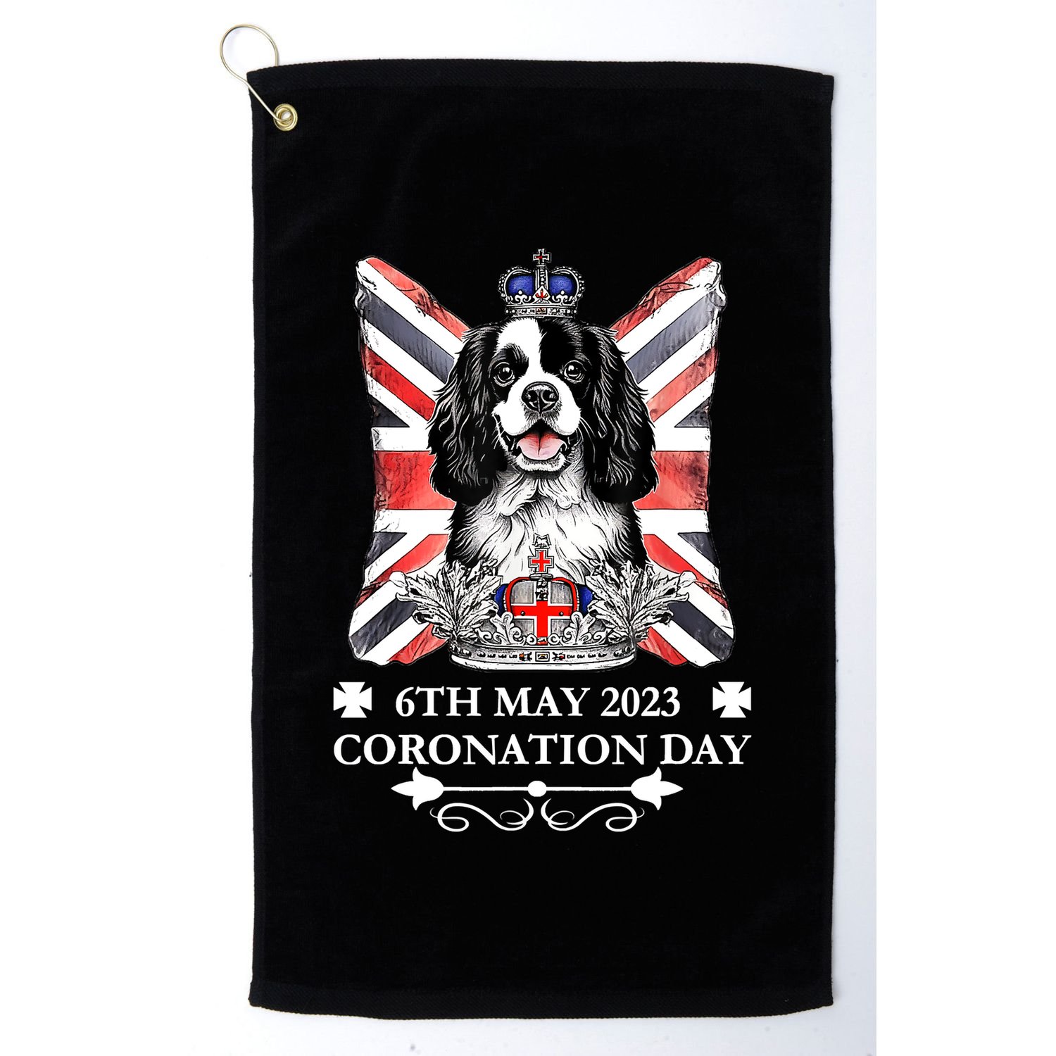 Cavalier King Charles Iii Coronation Spaniel Dog Adults Golf Towel