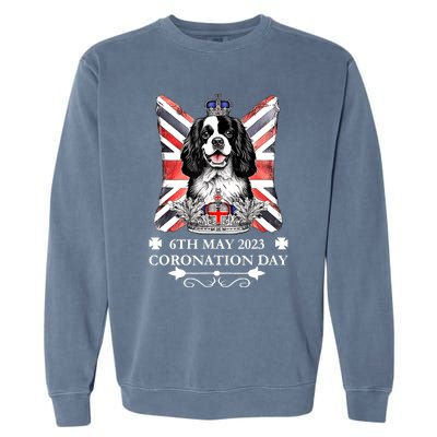 Cavalier King Charles Iii Coronation Spaniel Dog Adults Garment-Dyed Sweatshirt