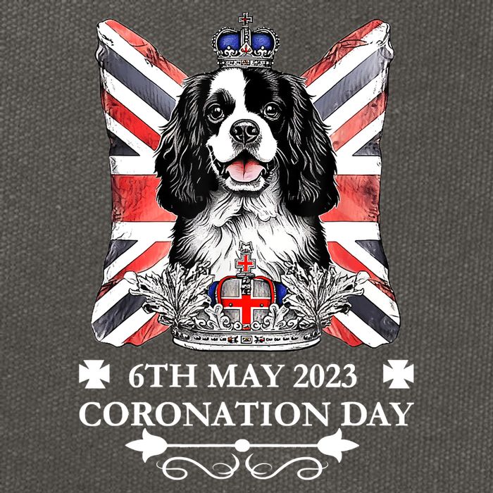 Cavalier King Charles Iii Coronation Spaniel Dog Adults Cotton Canvas Backpack