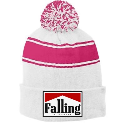 Cowboy Killer Stripe Pom Pom Beanie