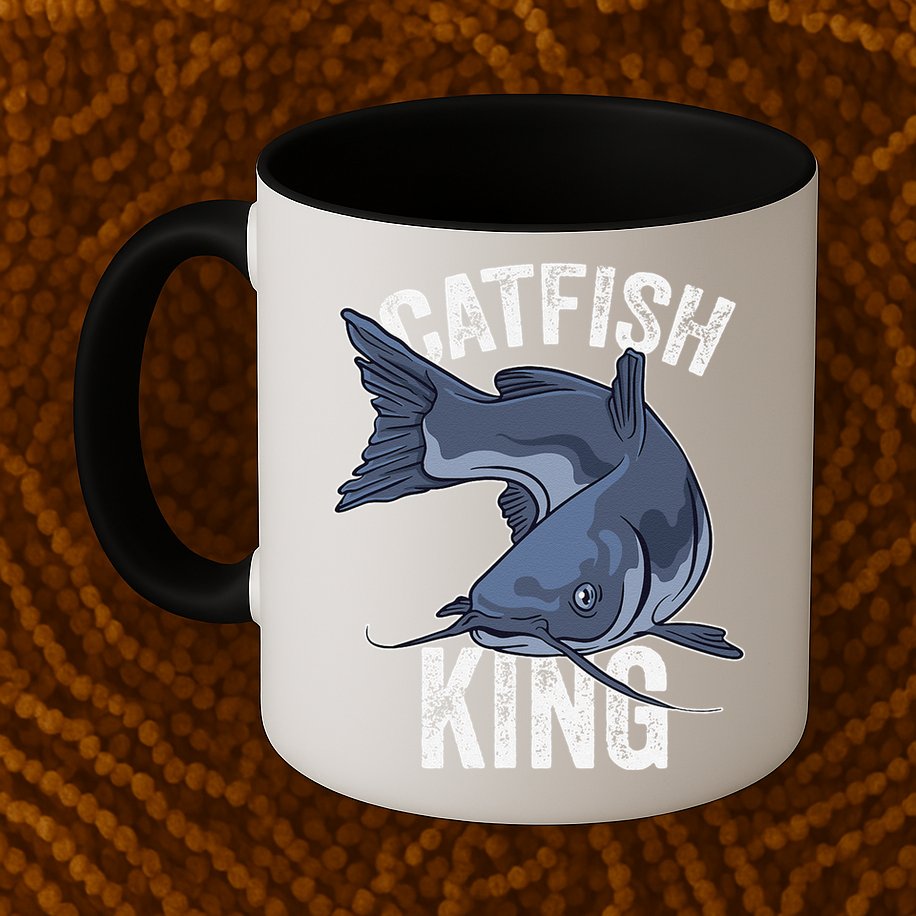 Catfish King Catfish Fishing Catfishing Mug