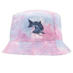 Catfish King Catfish Fishing Catfishing Tie-Dyed Bucket Hat