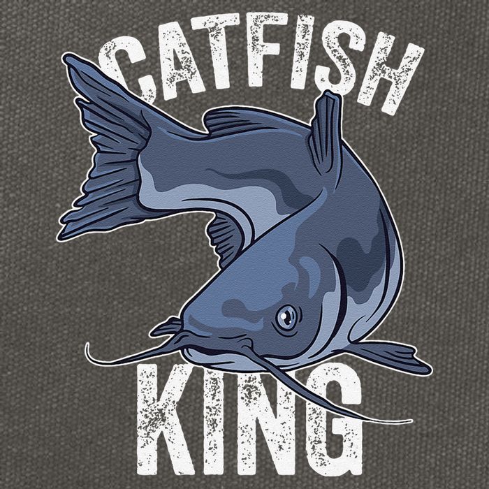 Catfish King Catfish Fishing Catfishing Cotton Canvas Backpack
