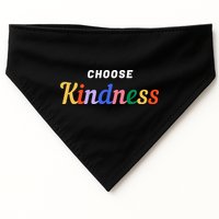Choose Kindness Colorful Positive Quote USA-Made Doggie Bandana