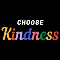 Choose Kindness Colorful Positive Quote USA-Made Doggie Bandana