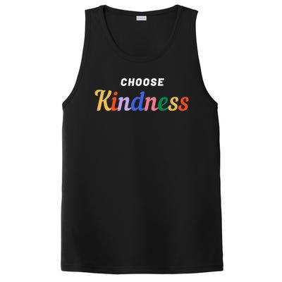 Choose Kindness Colorful Positive Quote PosiCharge Competitor Tank