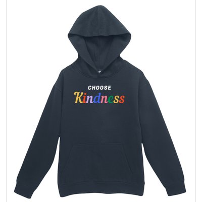 Choose Kindness Colorful Positive Quote Urban Pullover Hoodie