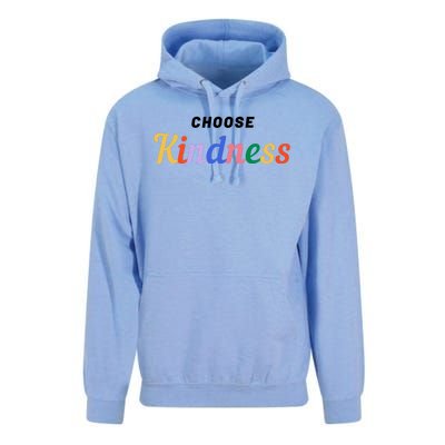 Choose Kindness Colorful Positive Quote Unisex Surf Hoodie