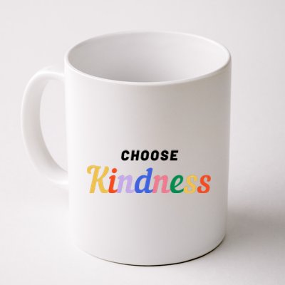 Choose Kindness Colorful Positive Quote Coffee Mug