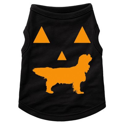 Cavalier King Charles Spaniel Halloween Spooky Face Funny Doggie Tank