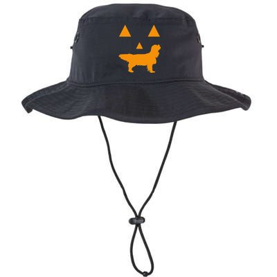 Cavalier King Charles Spaniel Halloween Spooky Face Funny Bucket Hat