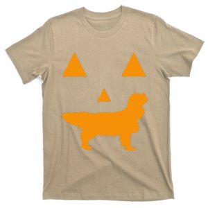 Cavalier King Charles Spaniel Halloween Spooky Face Funny T-Shirt