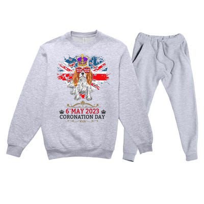 Cavalier King Charles Coronation Ideas  & Union Jack Premium Crewneck Sweatsuit Set