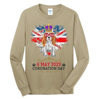Cavalier King Charles Coronation Ideas  & Union Jack Tall Long Sleeve T-Shirt