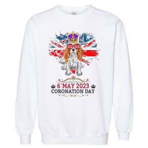 Cavalier King Charles Coronation Ideas  & Union Jack Garment-Dyed Sweatshirt