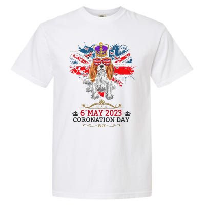 Cavalier King Charles Coronation Ideas  & Union Jack Garment-Dyed Heavyweight T-Shirt