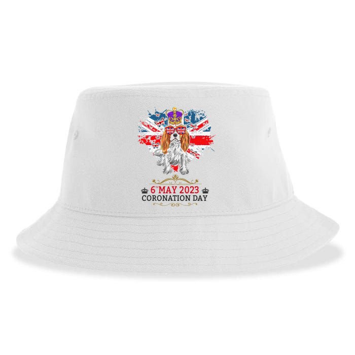 Cavalier King Charles Coronation Ideas  & Union Jack Sustainable Bucket Hat