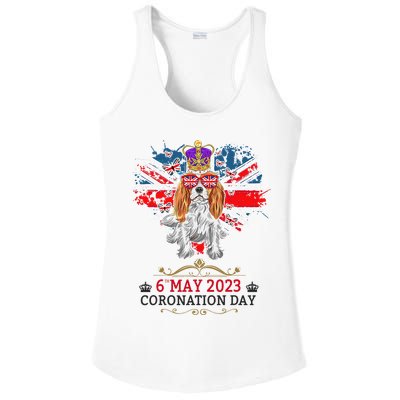 Cavalier King Charles Coronation Ideas  & Union Jack Ladies PosiCharge Competitor Racerback Tank