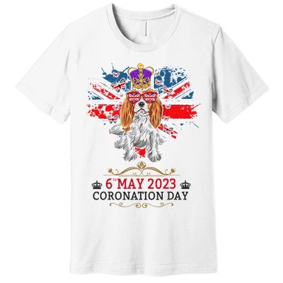 Cavalier King Charles Coronation Ideas  & Union Jack Premium T-Shirt