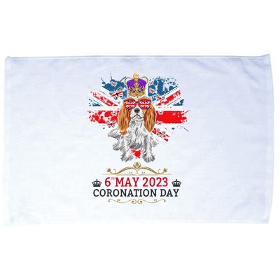 Cavalier King Charles Coronation Ideas  & Union Jack Microfiber Hand Towel