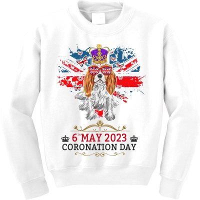 Cavalier King Charles Coronation Ideas  & Union Jack Kids Sweatshirt