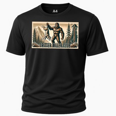 Critter Killer Club Coyote Hunting Varmint Patrol Redneck Cooling Performance Crew T-Shirt