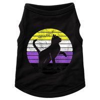 Cute Kitten Cat Nonbinary Pride Lgb Quotes Non Binary Flag Doggie Tank
