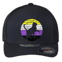 Cute Kitten Cat Nonbinary Pride Lgb Quotes Non Binary Flag Flexfit Unipanel Trucker Cap