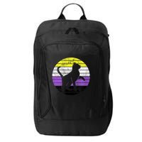 Cute Kitten Cat Nonbinary Pride Lgb Quotes Non Binary Flag City Backpack