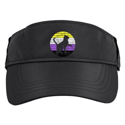 Cute Kitten Cat Nonbinary Pride Lgb Quotes Non Binary Flag Adult Drive Performance Visor