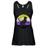 Cute Kitten Cat Nonbinary Pride Lgb Quotes Non Binary Flag Ladies Essential Flowy Tank