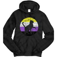 Cute Kitten Cat Nonbinary Pride Lgb Quotes Non Binary Flag Tie Dye Hoodie