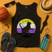 Cute Kitten Cat Nonbinary Pride Lgb Quotes Non Binary Flag Tank Top