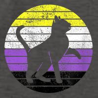 Cute Kitten Cat Nonbinary Pride Lgb Quotes Non Binary Flag Vector Backpack